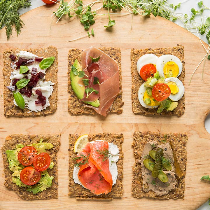 Norwegian Baked – wholesale Kex – Havssaltflingor Knekkebröd/Ekologiskt Veganskt knäckebröd