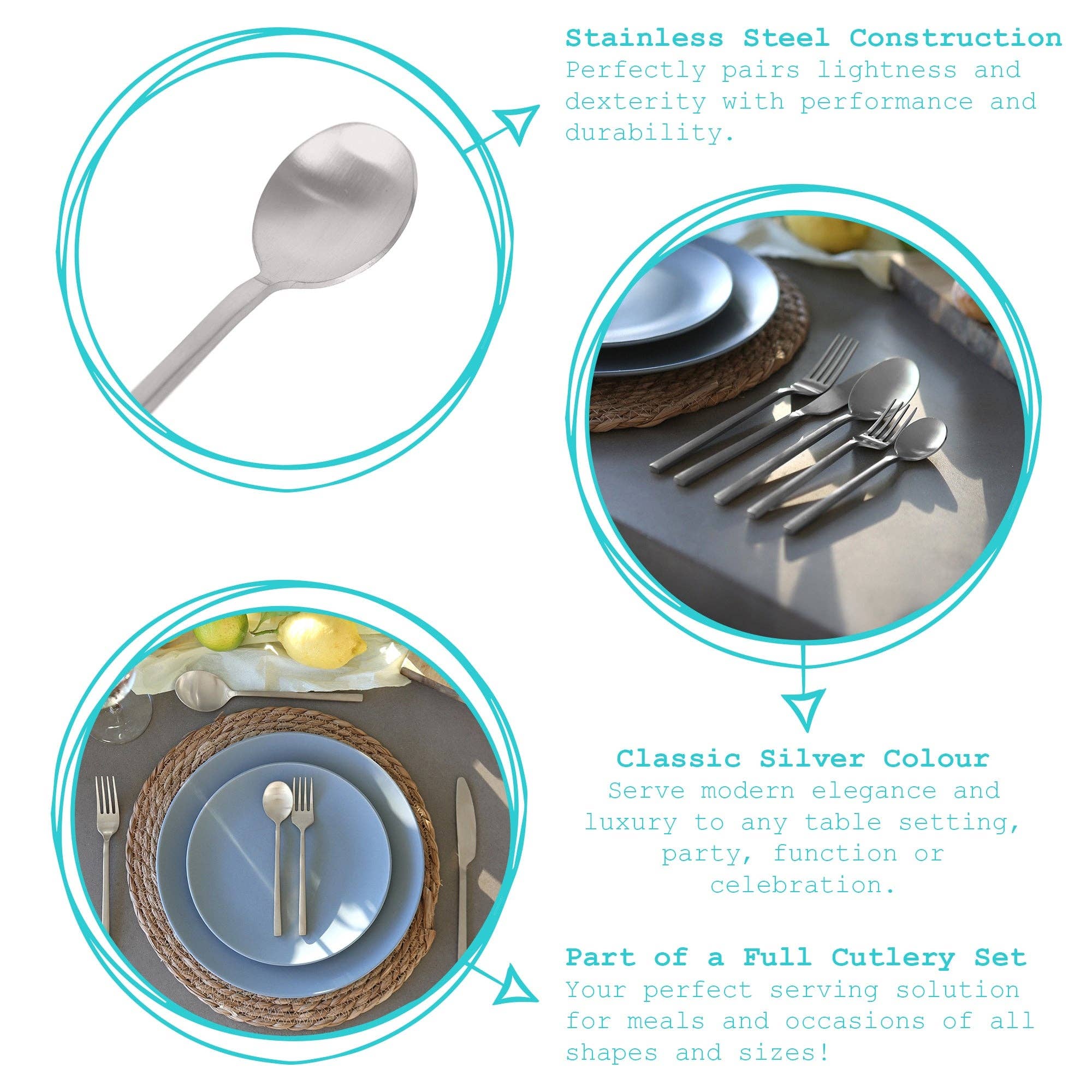 Rinkit Ltd – Engroshandel Bordgaffel – Middagsgaffel i rustfrit stål - 19,5 cm4