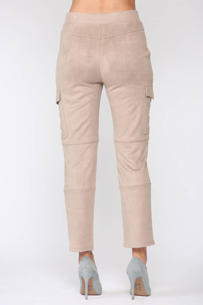 Joh Apparel - Wholesale Pants - Women's - Amber Stretch Suede Cargo Pant4