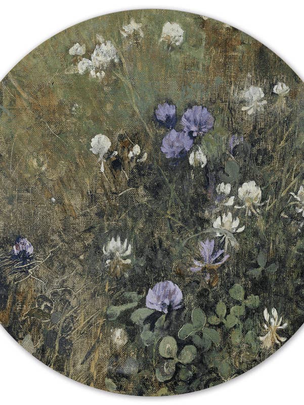 Muurcirkel klaverbloemen Jac van Looij, hacia 1897 para venta al por mayor de Label2X B.V.