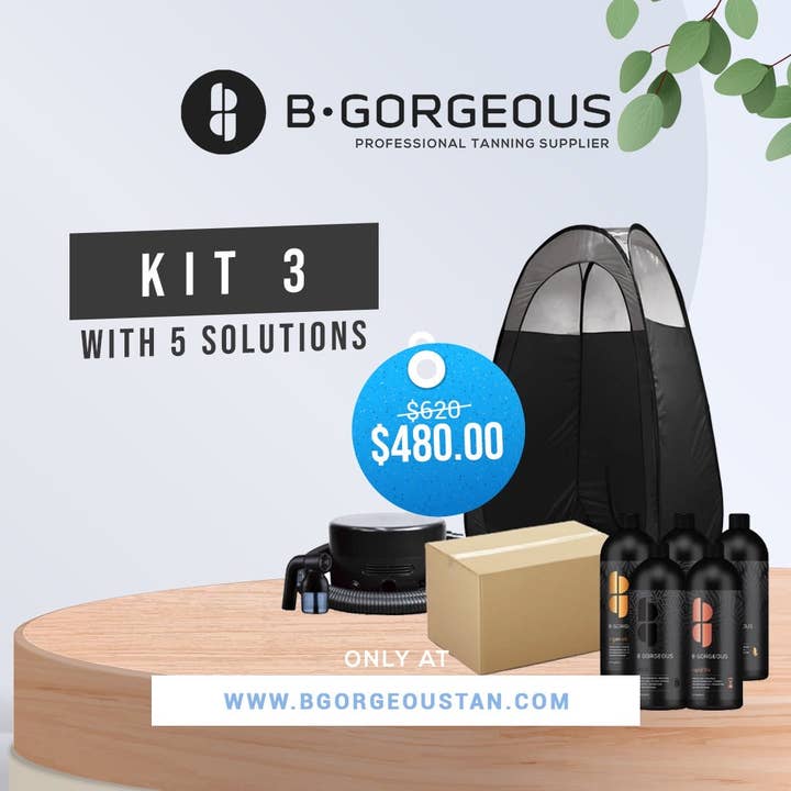 B.Gorgeous - Venta al por mayor Autobronceador - Hogar o salón de belleza profesional | Kit de inicio2