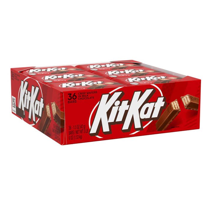 Long Island Candy Factory - Wholesale Chocolate Bar - KIT KAT Milk Chocolate Wafer 1.5 OUNCE 36 COUNT