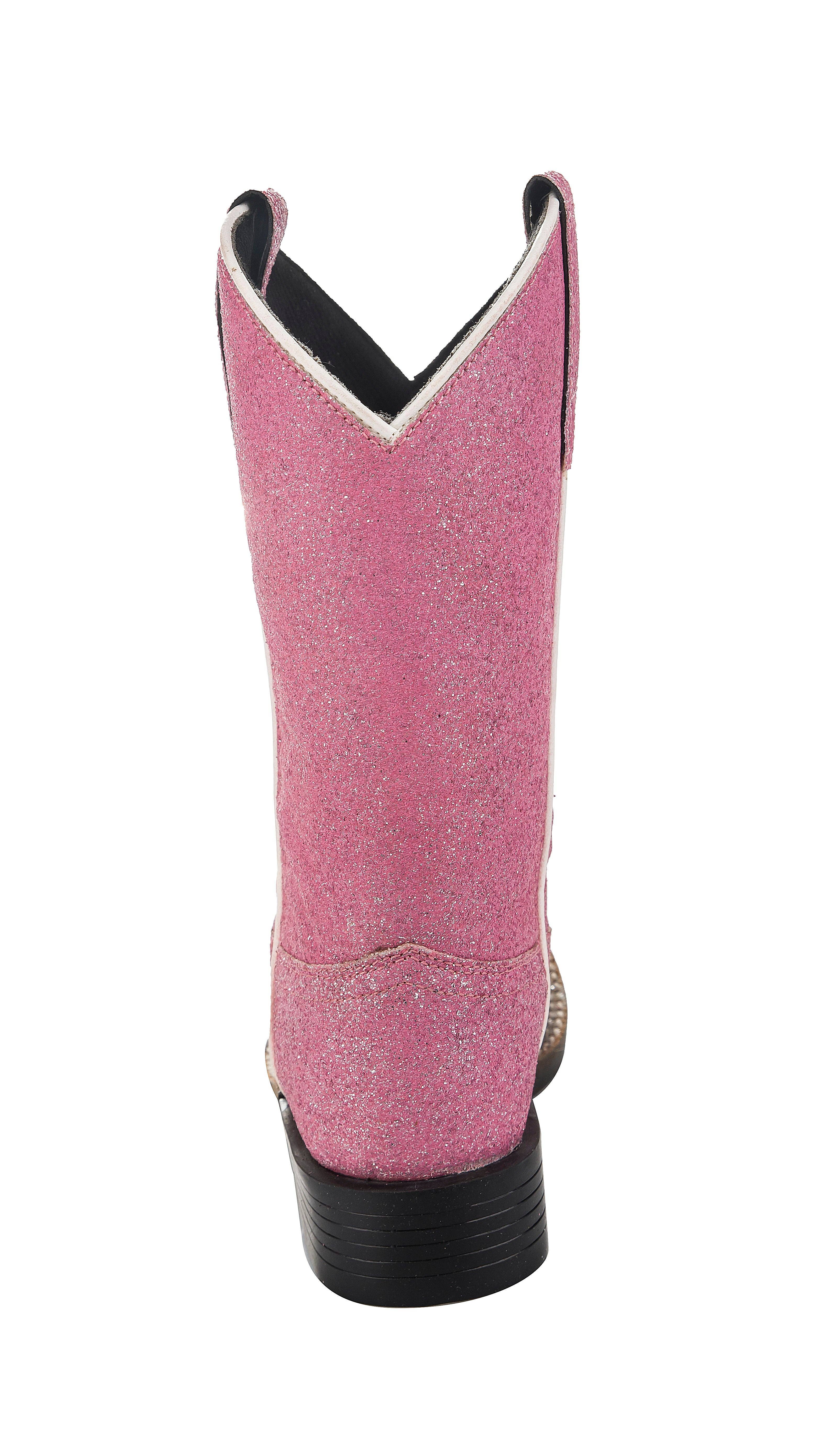 TuffRider Children's Pink Glitter Western Boot for wholesale on Faire3