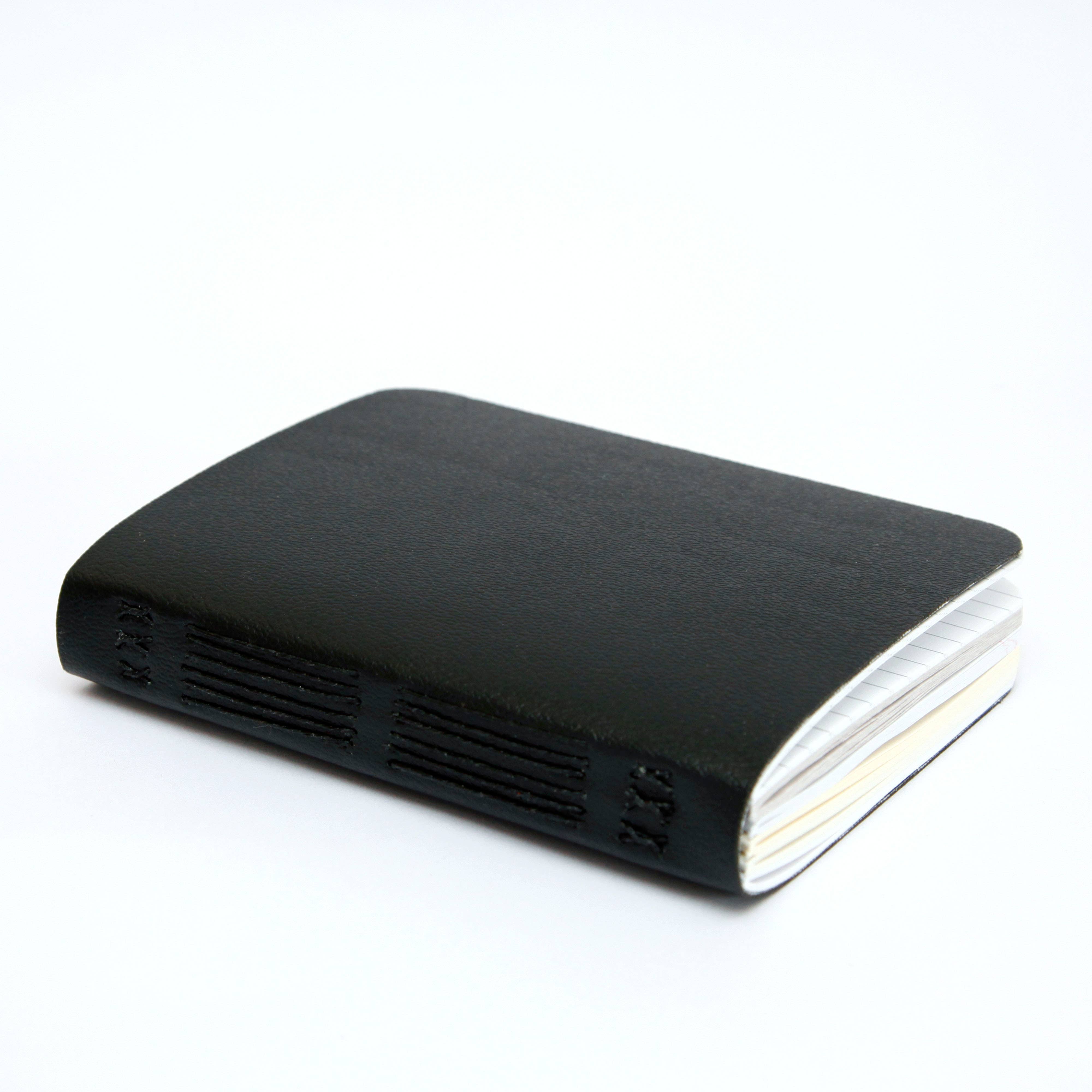 Original Brooks - Wholesale Notebook - Black Handsewn Notebook with Assorted Paper1