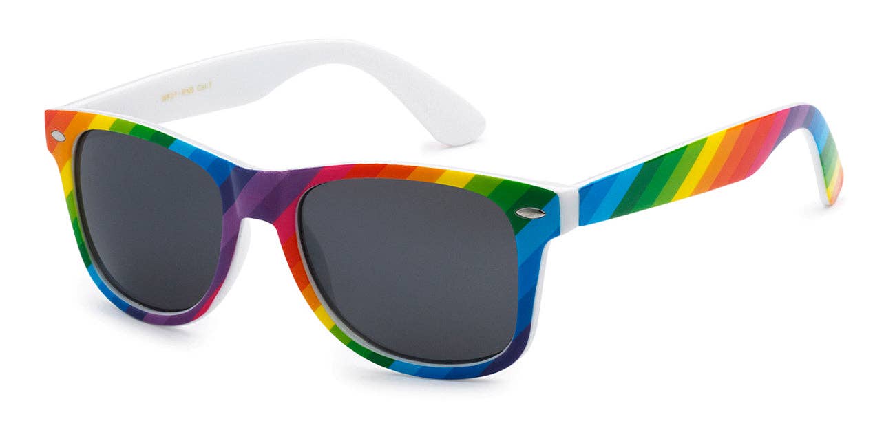 Luna Sunglasses - Wholesale Sunglasses - Unisex - RETRO REWIND WF01-RNB RAINBOW SUNGLASSES5