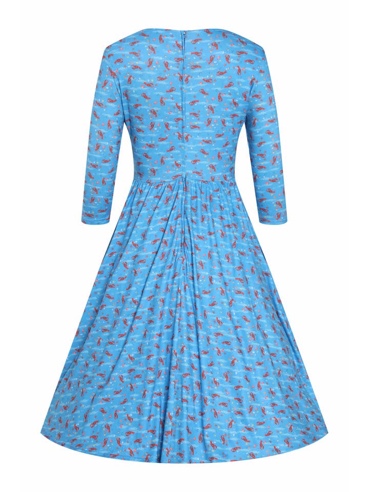 Dolly & Dotty - Vente Robe – femme - Robe originale à imprimé homard Billie Blue