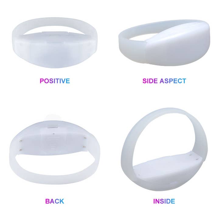 SELLVAY Fairy String Lights - Venta al por mayor Juguete con luces - Niños y bebés - Pulseras coloridas con iluminación brillante para fiestas, pulseras LED RGB
