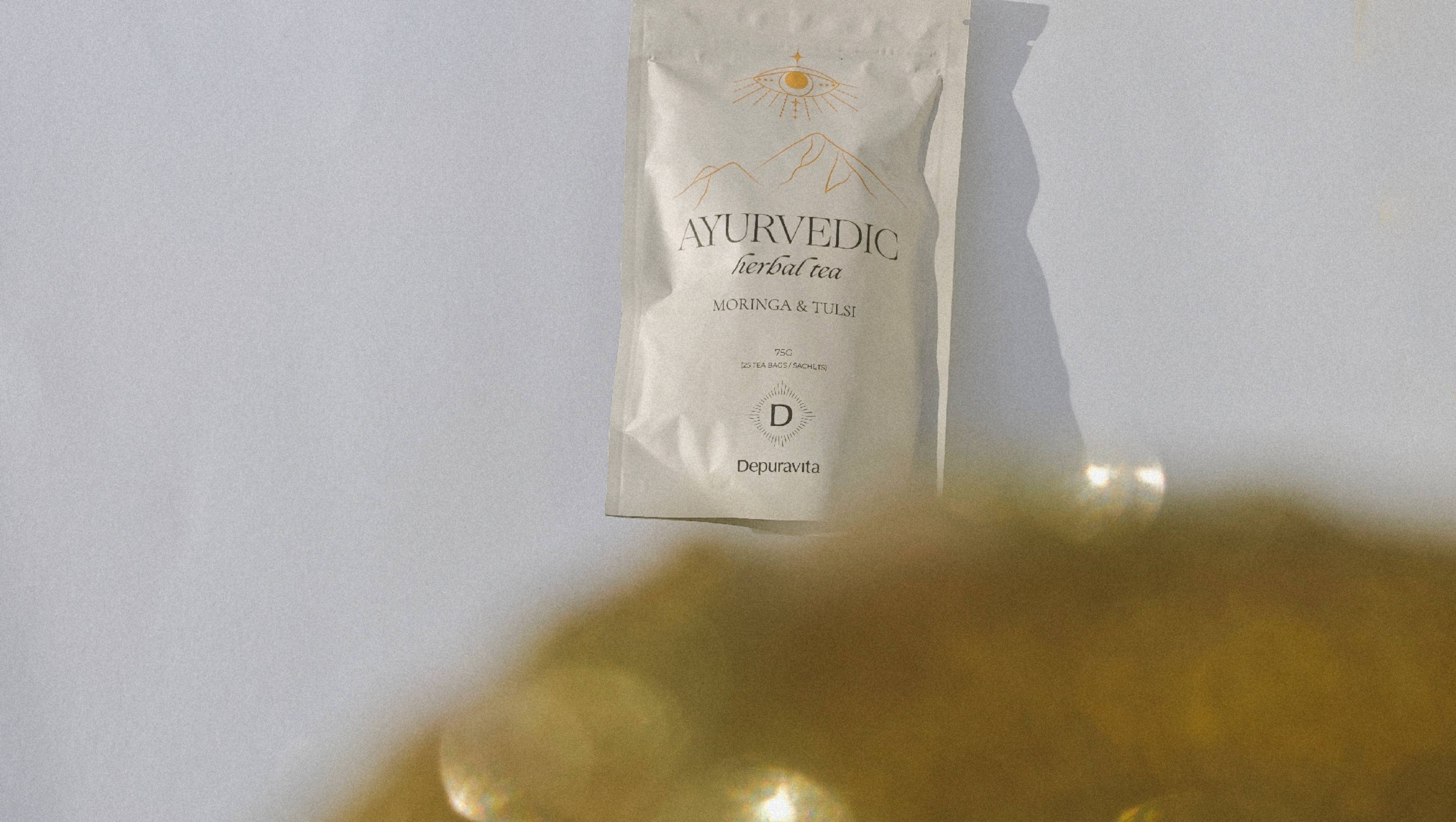 Depuravita – wholesale Health/detox tea – Ayurvedic Herbal Tea – Detox & Calm with Moringa & Tulsi5