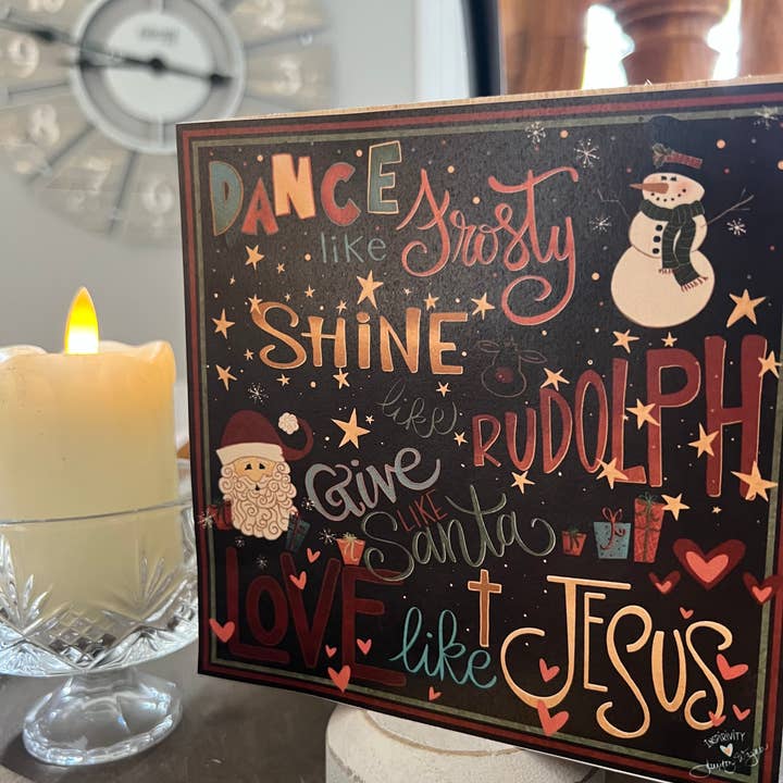 DANCE LIKE FROSTY- SHINE LIKE RUDOLPH... for wholesale by Lauras Closet