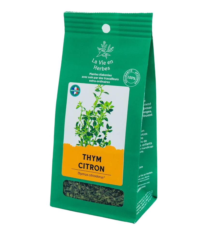 Ecohesens - Wholesale Herbs - Organic lemon thyme - bulk pouch 35 g - La Vie en Herbes0