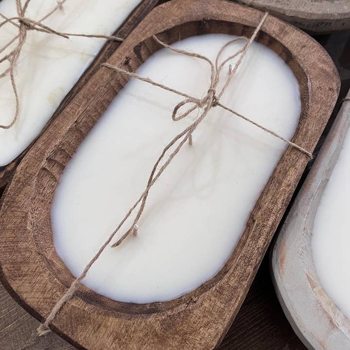 Plant Life - Wholesale Jar/Filled Candle - Dough Bowl Candle - Christmas