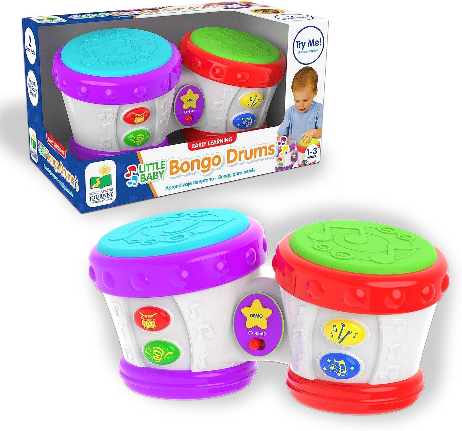 University Games - Wholesale Musical toy – Kids & baby - Little Baby Bongo Drums