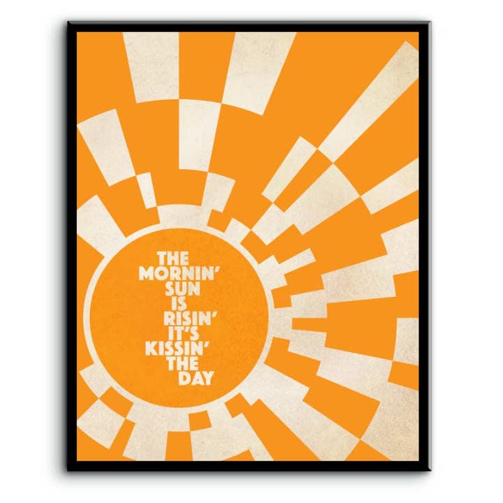 Song Lyrics Art - Wholesale Art Print - Wheel in the Sky by Journey - Song Lyrics Music Quote Art