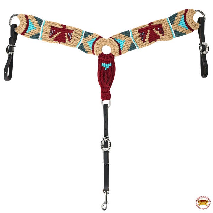 HILASON - Wholesale Horseback Riding Gear - Western Wool Headstall & Breast Collar Tack Set