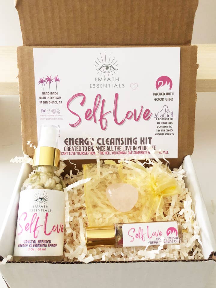Self Love Energy Cleansing Kit - Mini for wholesale by Empath Essentials