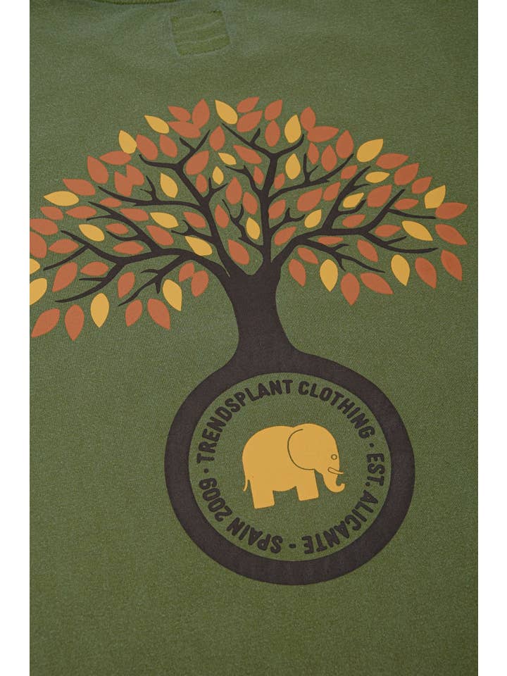 Trendsplant Clothing - Wholesale T-Shirt - Men's - Fafe Pigment T-Shirt Forest Green3