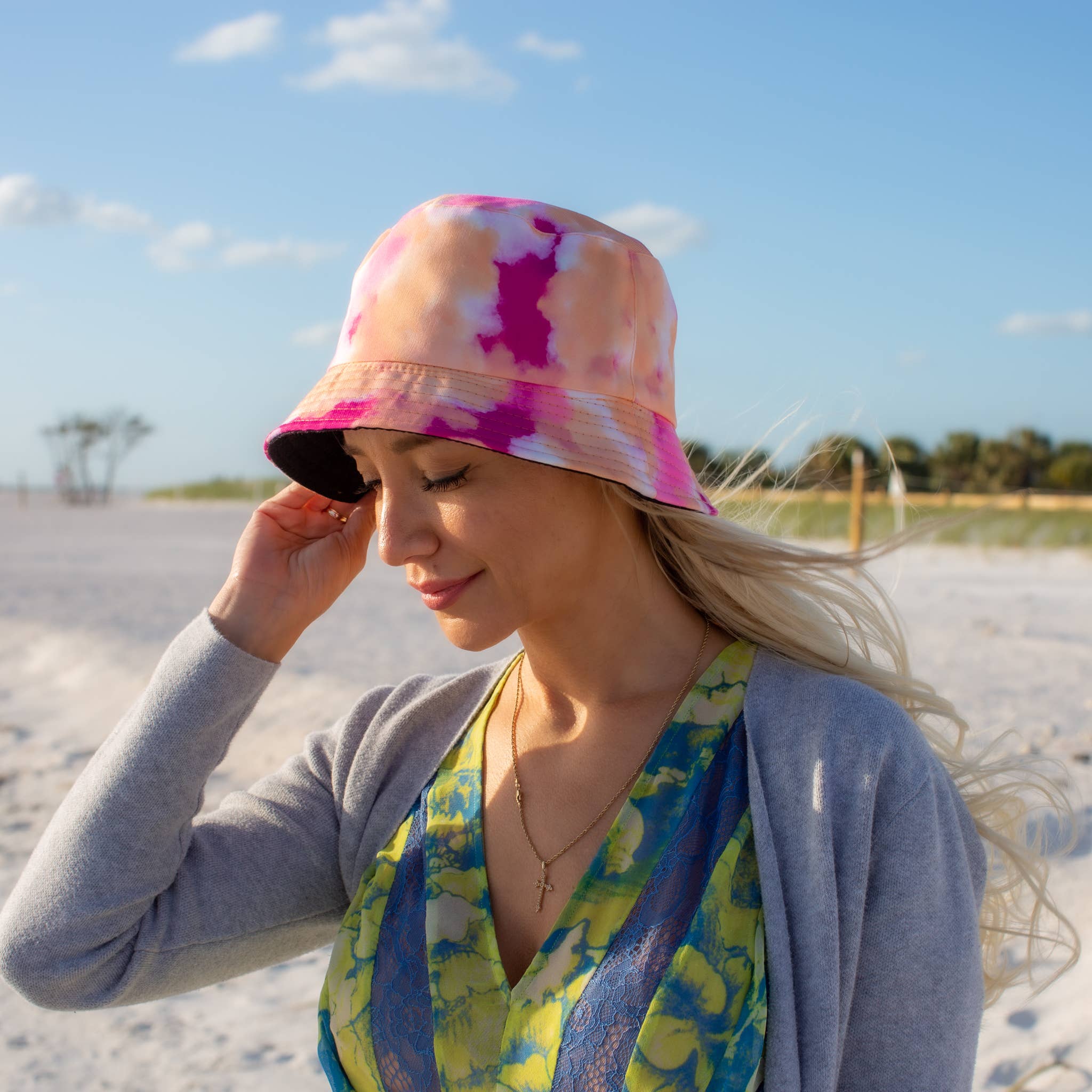 Lelaffet - Wholesale Bucket Hat - Women's - TIE DYE BUCKET HAT women Summer hat Sun hat women cotton11