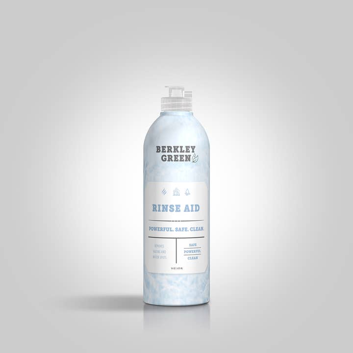 Berkley Green - Wholesale Dish Soap - Eco Dishwasher Rinse Aid (16oz bottle)