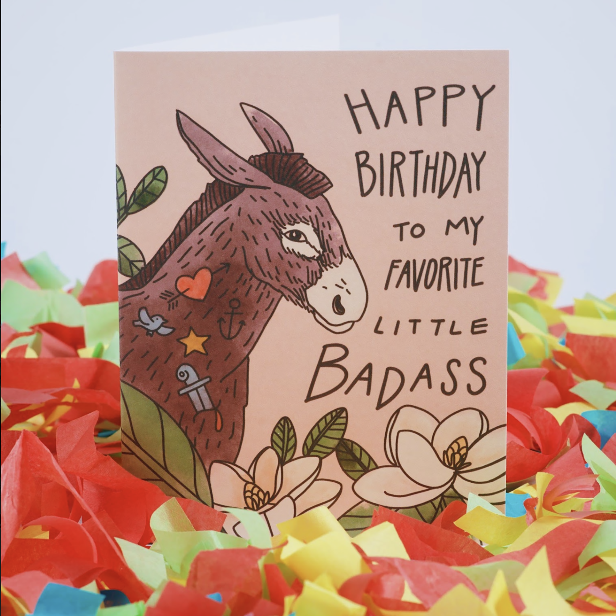 Mattea - Wholesale Birthday Card - Happy Birthday To My Favorite Little Badass Card3