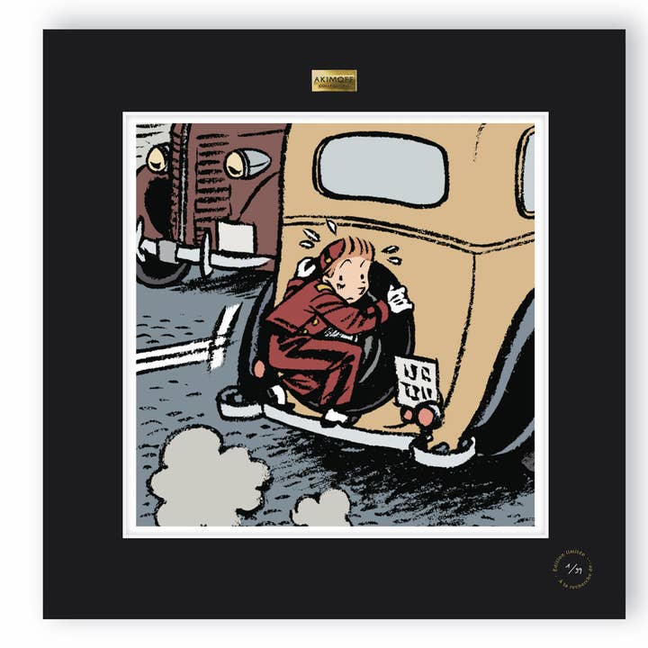 SPIROU COLLECTION-TRYCK – ON THE RUN för wholesale av Akimoff Collections