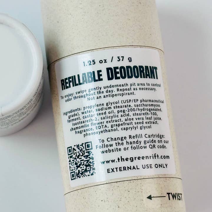 The Green Rift - Wholesale Deodorant - Women's - Bombshell Diva Pit Care Deodorant, Eco-Friendly Refillable2