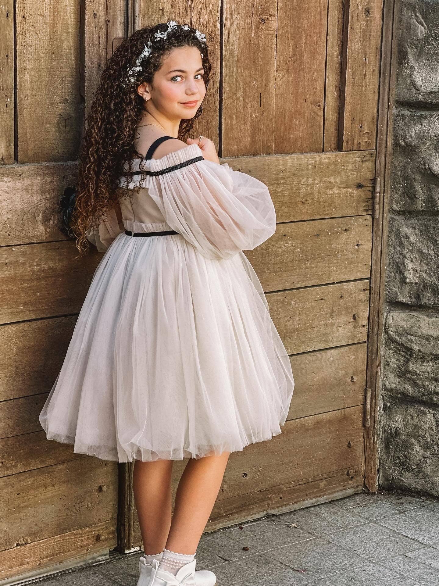 Petite Maison Kids - Wholesale Dress - Kids - Coco-Caramel Tulle Dress31