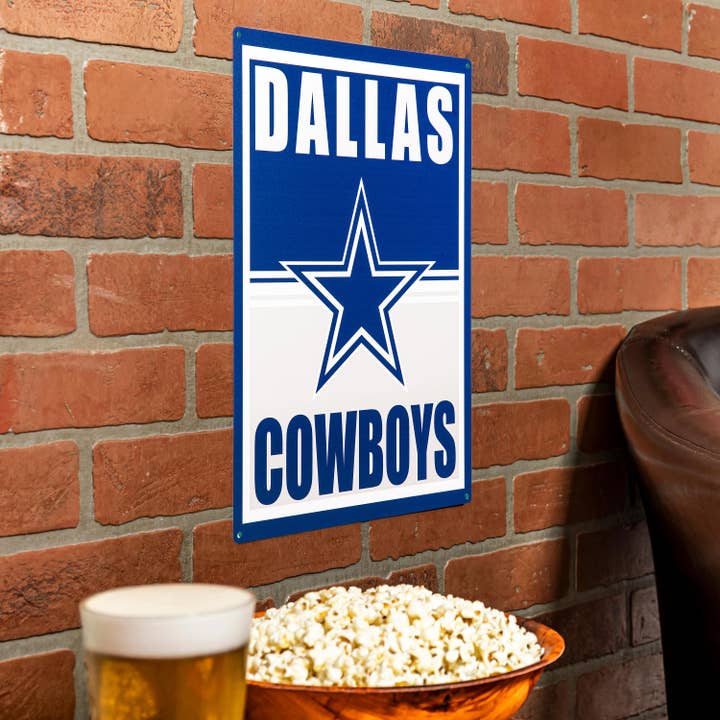 Evergreen Enterprises - Wholesale Sign - 15.5"L x 11.5"H Medium Metal Wall Sign, Dallas Cowboys