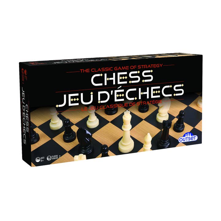 Outset Games and Cobble Hill Puzzles - Wholesale Board Game - CHESS (Plastic) - Command Your Strategy. Conquer the Board0