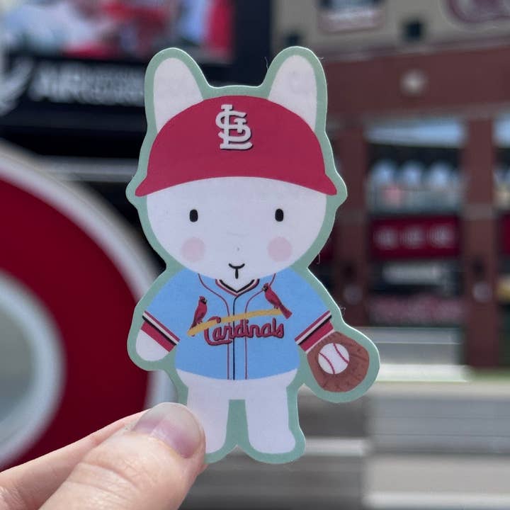 Clem & Co. - Wholesale Sticker - Saint Louis Cardinals Baseball Clem the Bun Sticker0