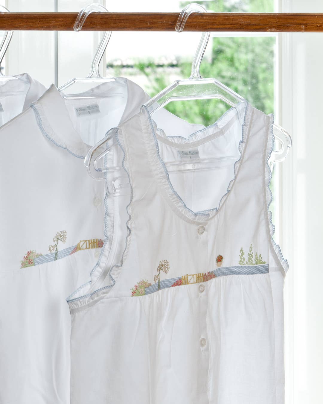 Teresa Alecrim - Têxteis para o Lar - Vente Chemise de nuit – femme - Nuisette Anita brodée1