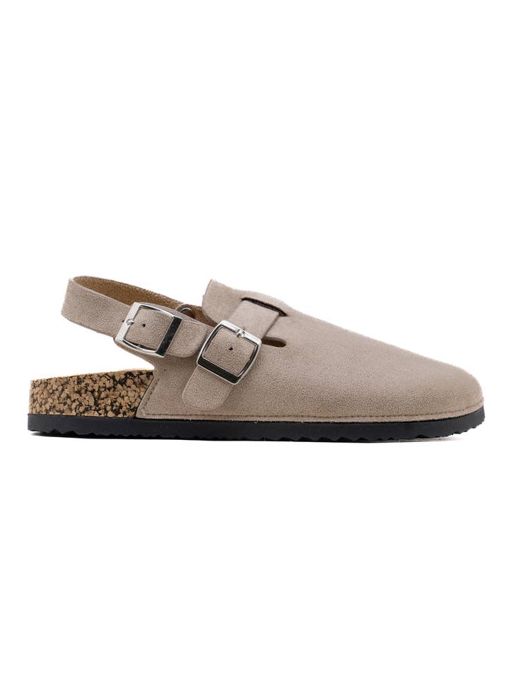 C'M PARIS - Wholesale Sandals - Women's - Back Strap Clog Sandal with Double Buckle 21578