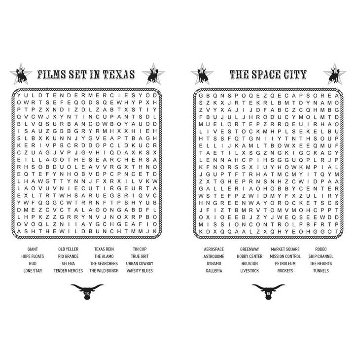 Simon & Schuster - Wholesale Coloring & Activity Book - Adult - All About Texas Word Search by Editors of Thunder Bay Press6