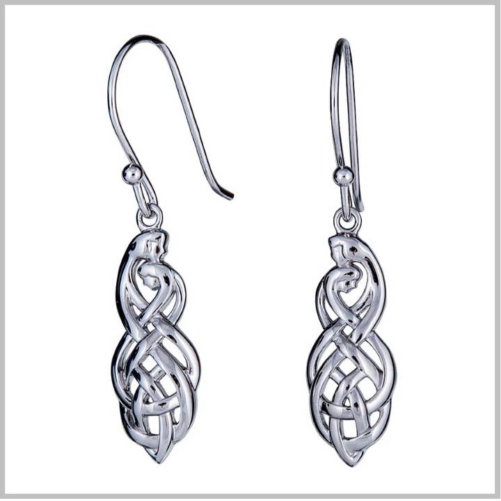 Celtic Couples Knot Earrings for wholesale by The Irish Jewelry Company
