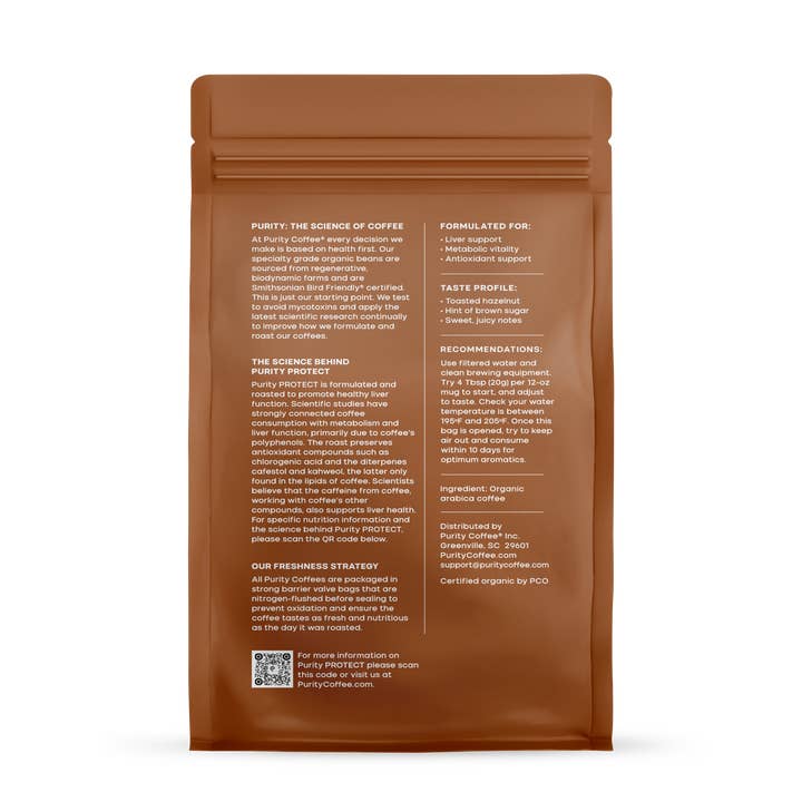Purity Coffee - Wholesale Ground Coffee - PROTECT: Light-Medium Roast *Ground* Coffee - 12oz Bag1