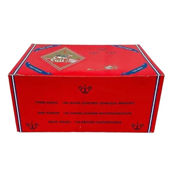 Oremus Mercy - Vente Encens - Présentoir de briquettes de charbon Three Kings grand format (100 briquettes)1