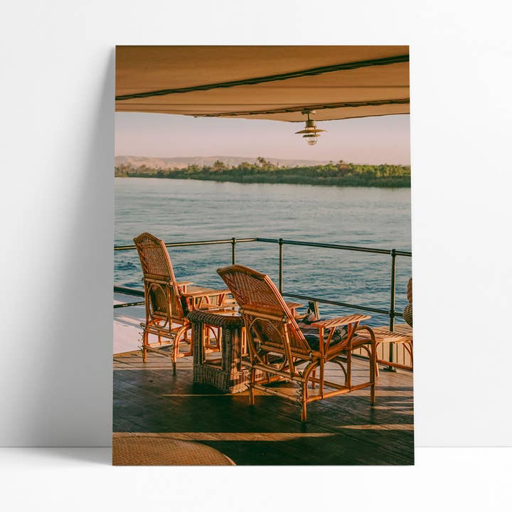 30x40-Tea Time On The Nile POSTER 24813 for wholesale by David & David Studio