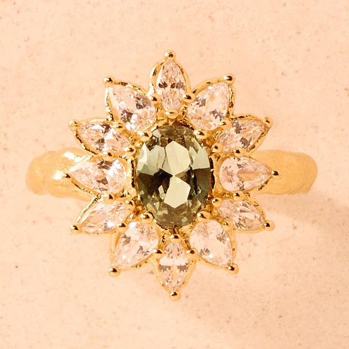 Calia Ring | Jewelry Gold Gift Waterproof for wholesale by Agapée Jewelry