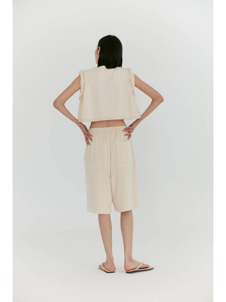 Maison des Rêves New York - Wholesale Knit Top - Women's - Terry Backed Jersey Rolled Sleeve Top4