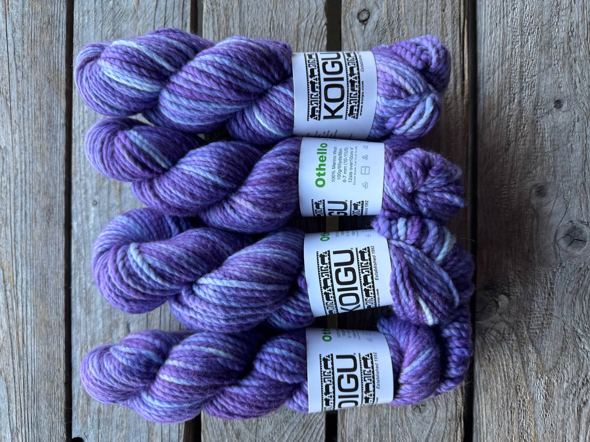 Koigu Wool Designs - Wholesale Garen - Koigu Othello (chunky merino) groep B15