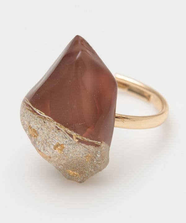 Ametsuchi by Amina Collection – wholesale Cocktail/statement ring – KINTSUGI Like Ring3