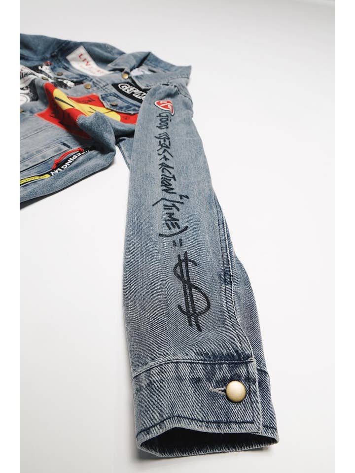 New Rich Denim Jacket (Denim) for wholesale on Faire6