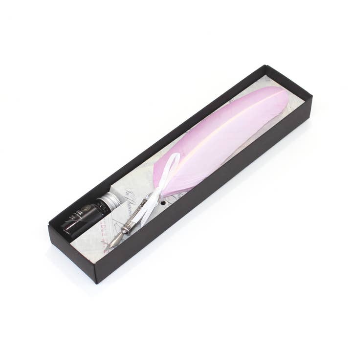 San Lorenzo Design – Caneta por atacado – Caneta de pena clássica, com metal decorativo. Caligrafia6