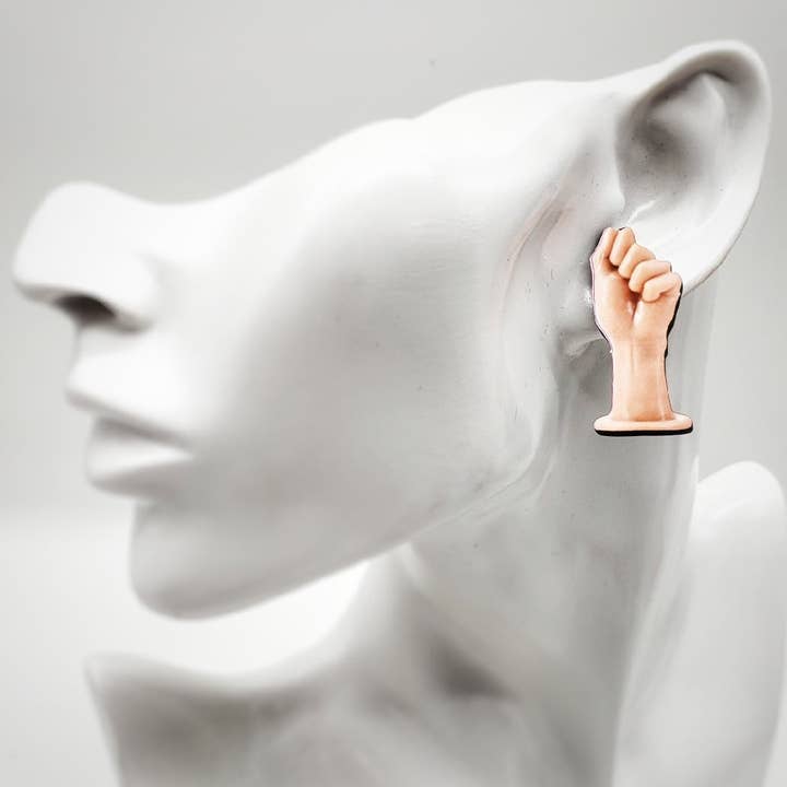 Mixtape Your Life - Wholesale Stud/Post Earrings - Relax Poppers Bottle and Sex Toy Fist Stud Earrings