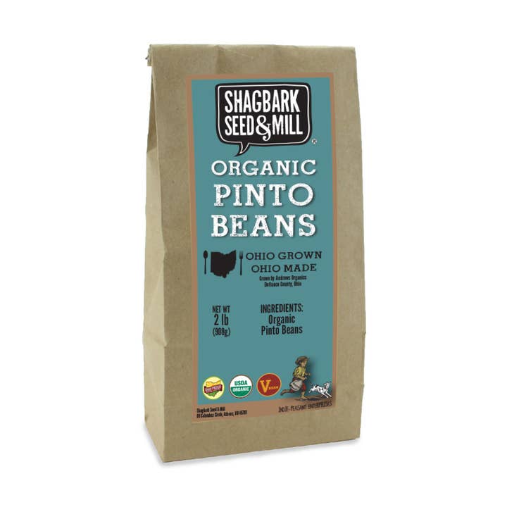 Organic Pinto Beans (Case of 6) for wholesale by Shagbark Seed & Mill
