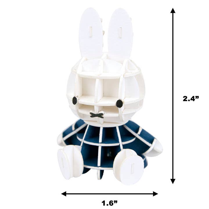 Magnote - Wholesale DIY Craft Kit - si-gu-mi Dick Bruna Collection Sitting Miffy 3D Paper Puzzle