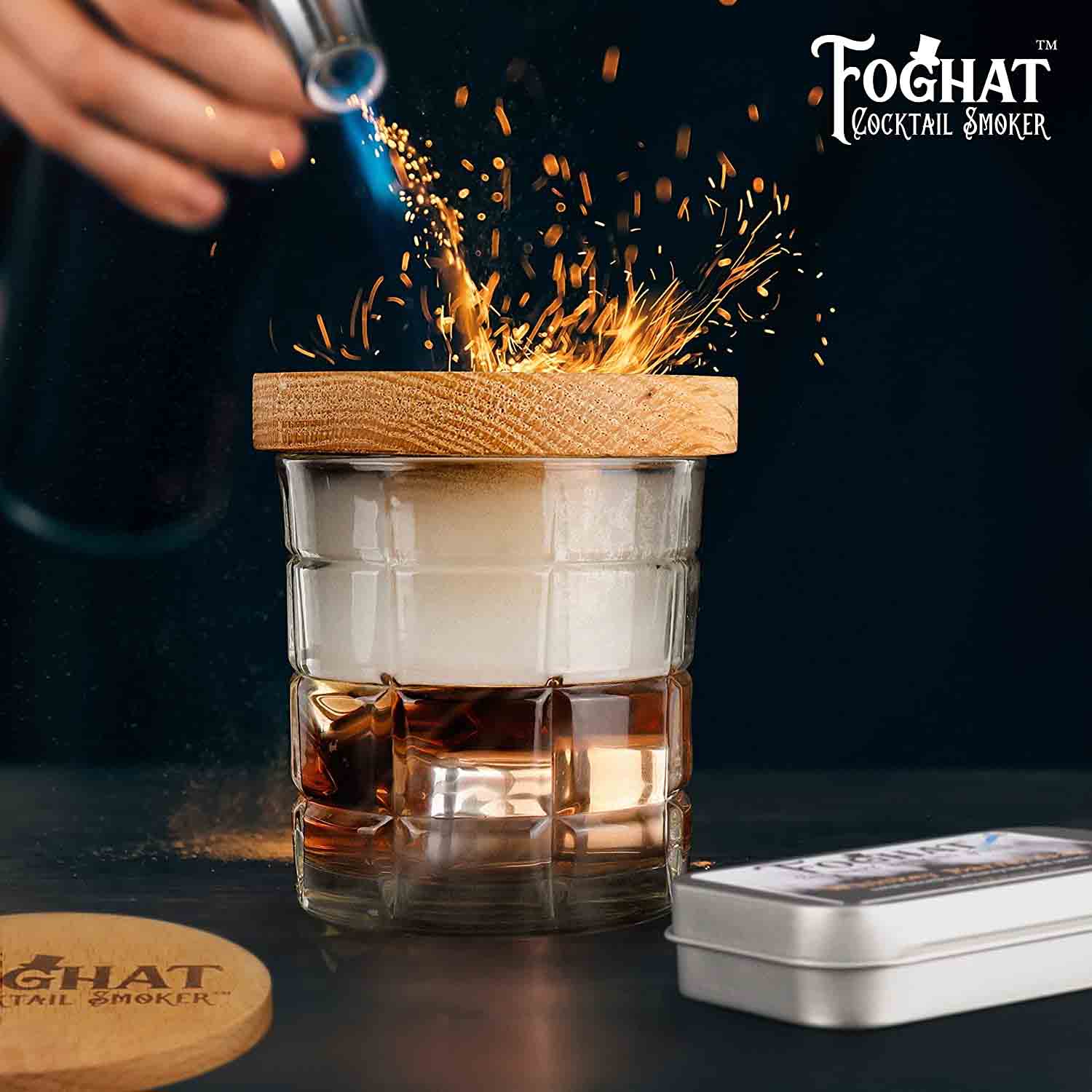 ThousandOaksBarrelCo. - Vente Ustensiles de bar - Kit pour fumer des cocktails Foghat™5