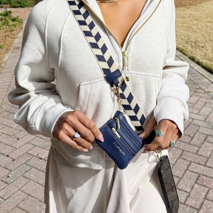 Save The Girls - Wholesale Phonecase Strap - Clip & Go Strap w/Zippered Pouch Chevron18