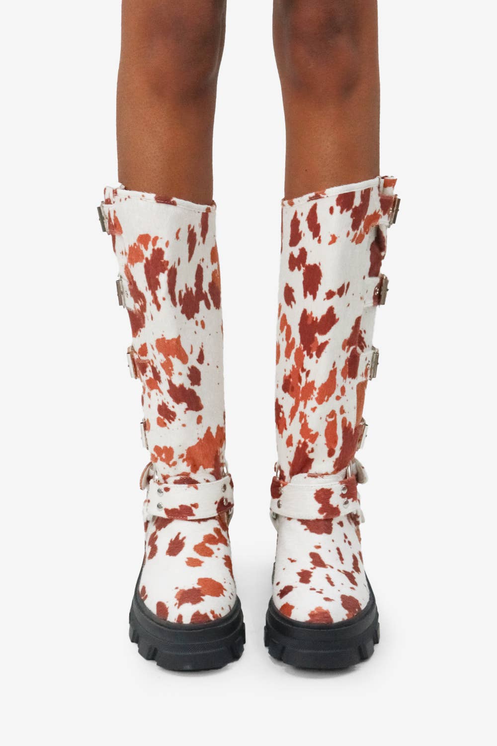 Lemonade Shoes - Wholesale Boots - Women's - BUCKLE UP NOW - Biker Boot w/ Side Buckles and a Chunky Sole9