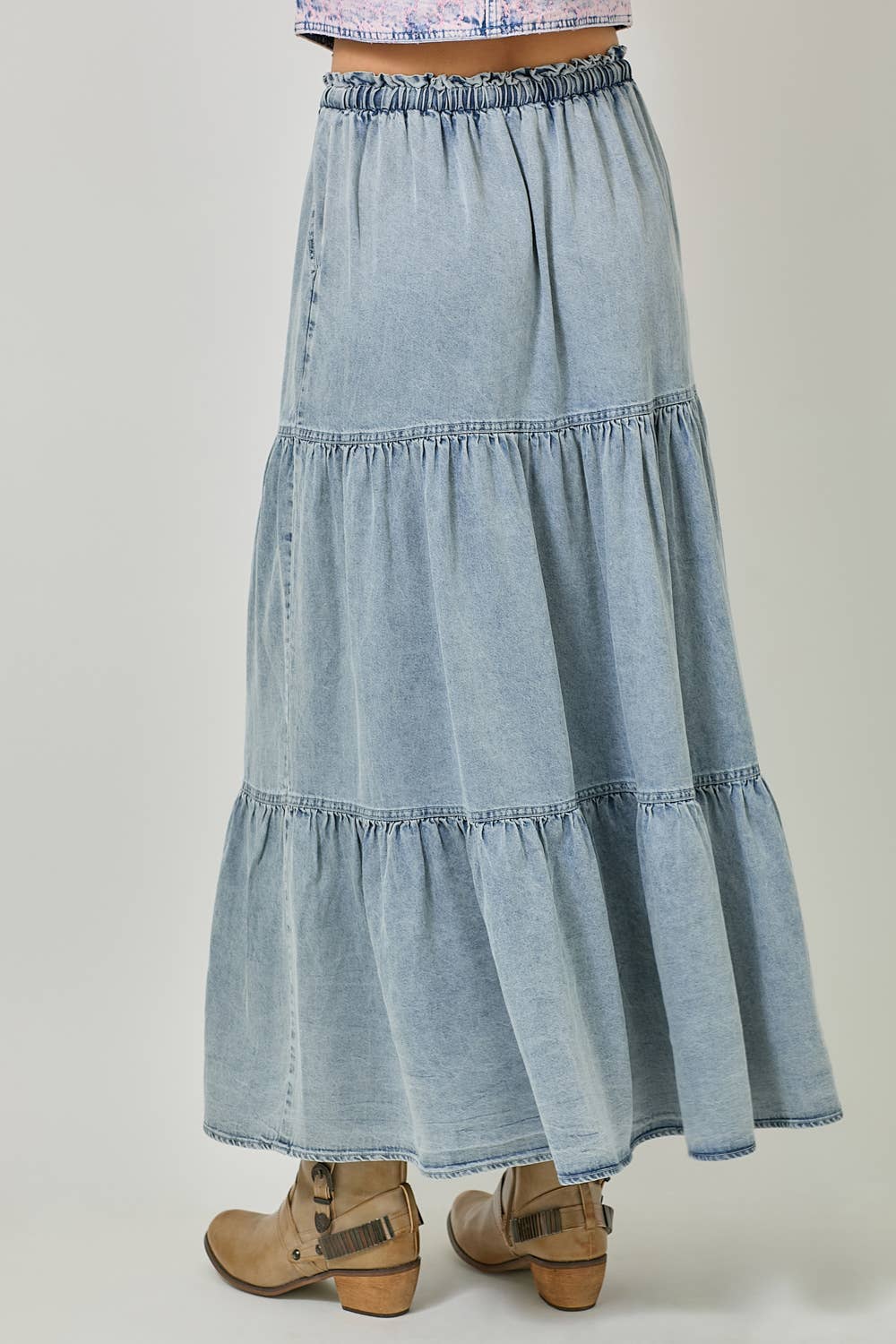 Mystree - Wholesale Rok - Dames - 60708 Lange Gelaagde Rok11