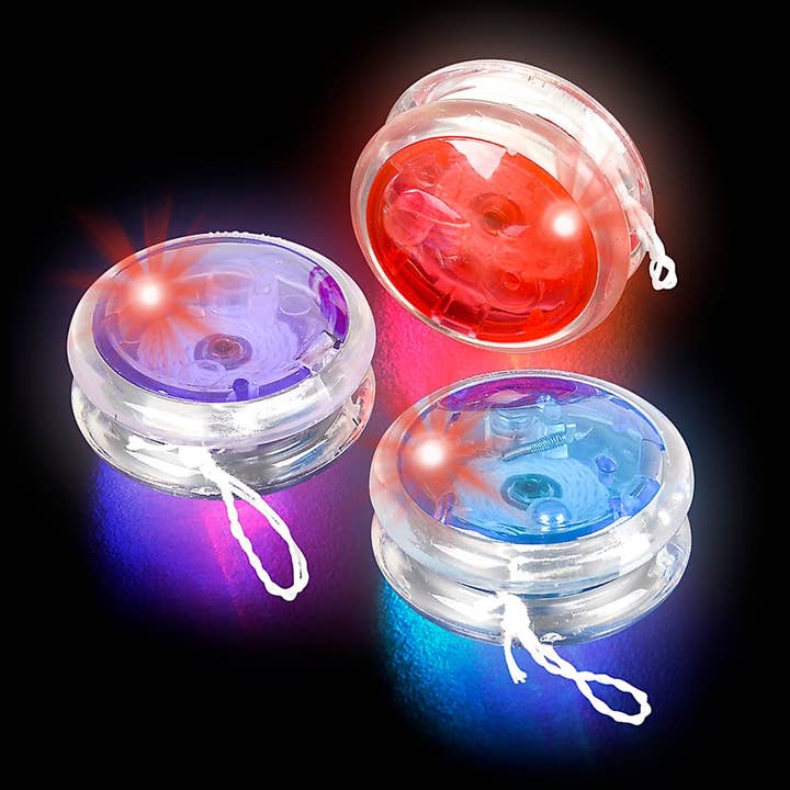La Luna Bella - Toys - Wholesale Light-Up Toy - Kids & Baby - 2.25" LIGHT-UP HYPERACTIVE YOYO LLB Light-up Toys